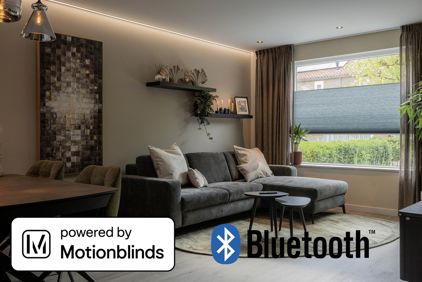 Freihängendes Plissee – Manuell, motorisiert oder Smart Home kompatibel