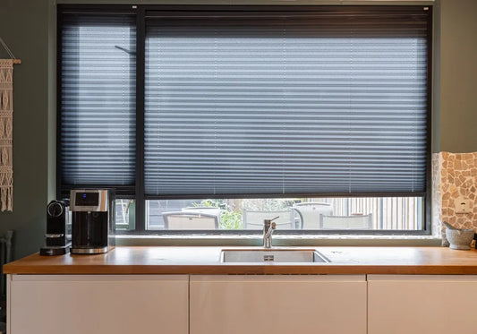 Feste Plissees für Fenster