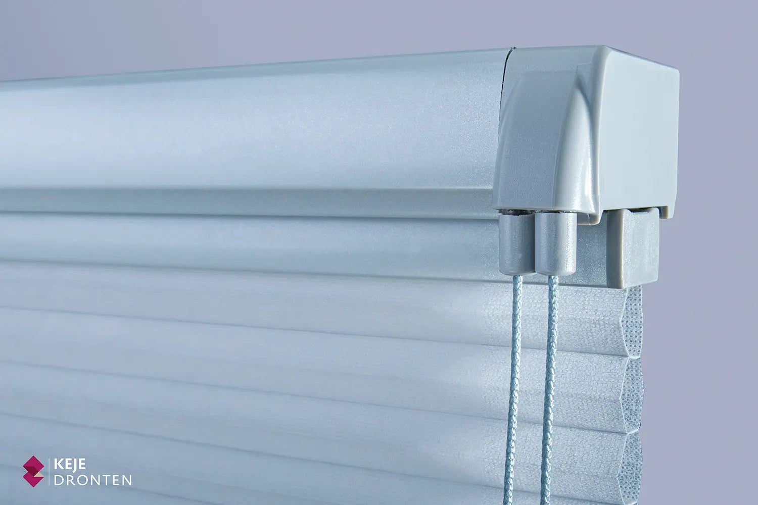 Bediening twin pull vrijhangend plisségordijn