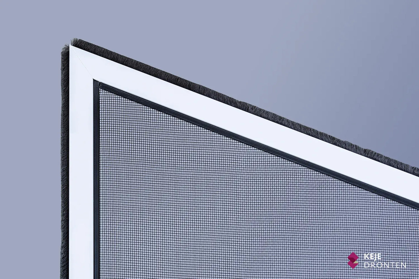 Detailbeeld van de klemhor bijzondere vormen bij een schuin raam