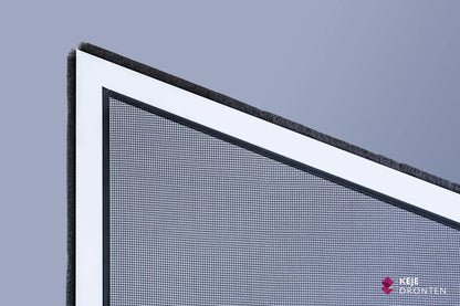 Detailbeeld van de klemhor bijzondere vormen bij een schuin raam