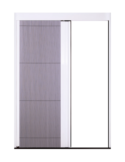 Micro 13 plisséhordeur geopend aan de rechterkant