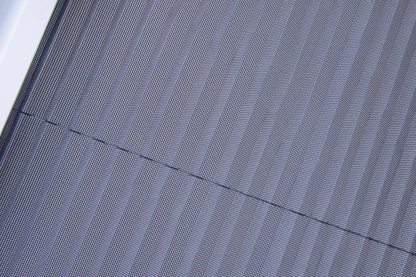 Detailbeeld plisségaas