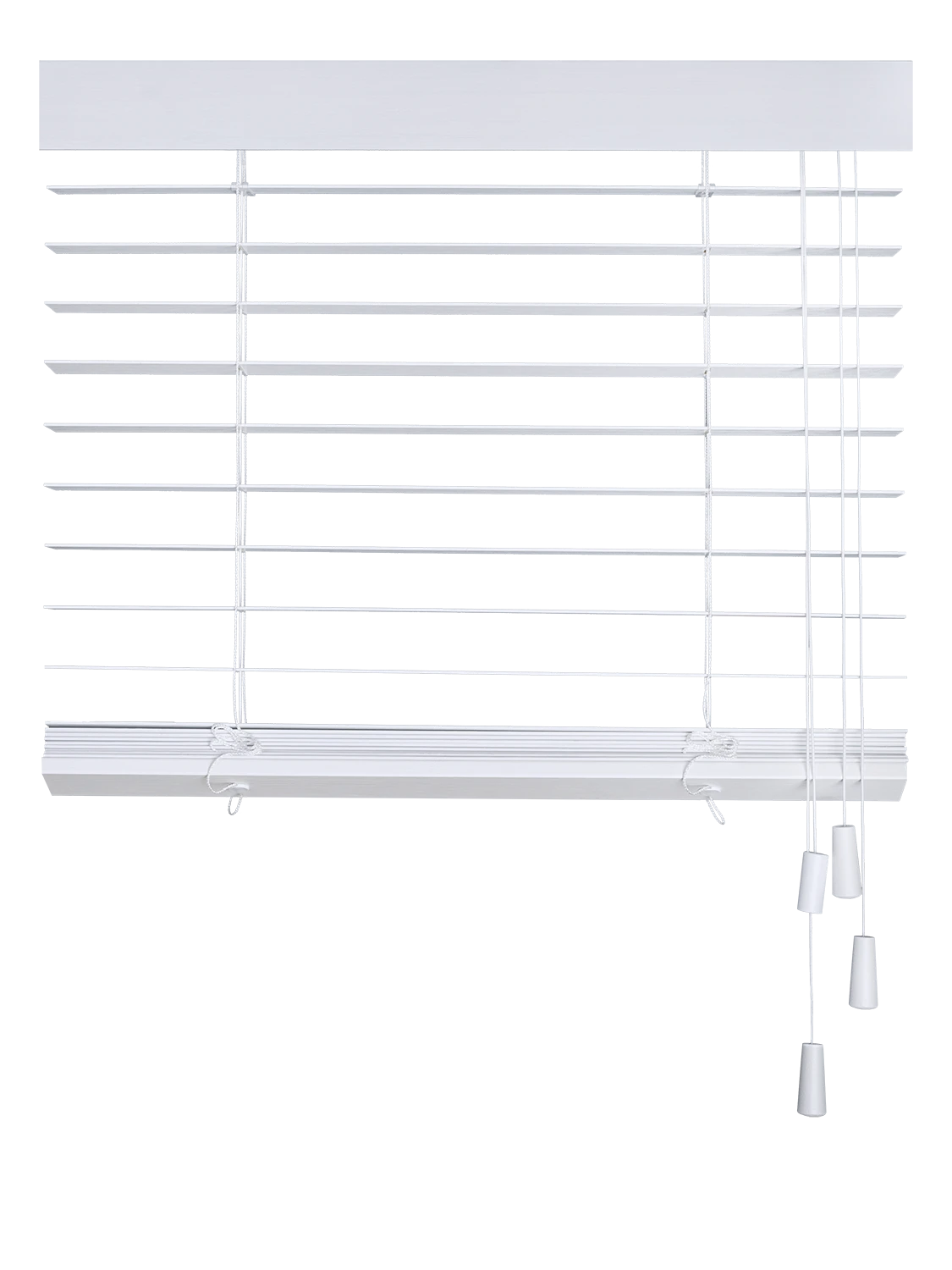Houten Jaloezie halfopen