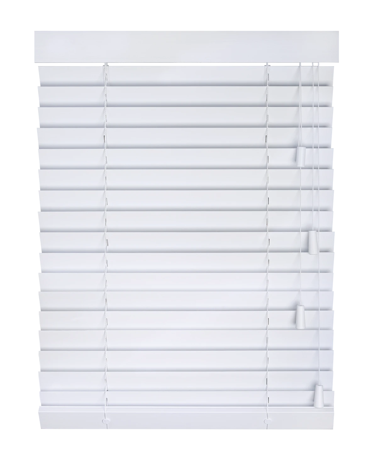 Houten Jalouzie Gesloten met Twin Pull bediening