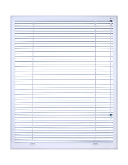 Latende gesloten doorzichtige jalouzie