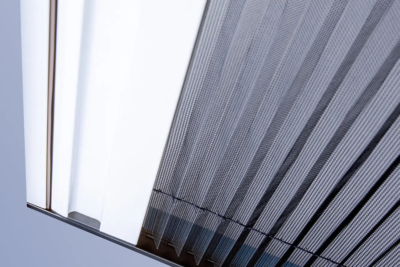 Micro 13 Plisséhordeur Detailbeeld gesloten