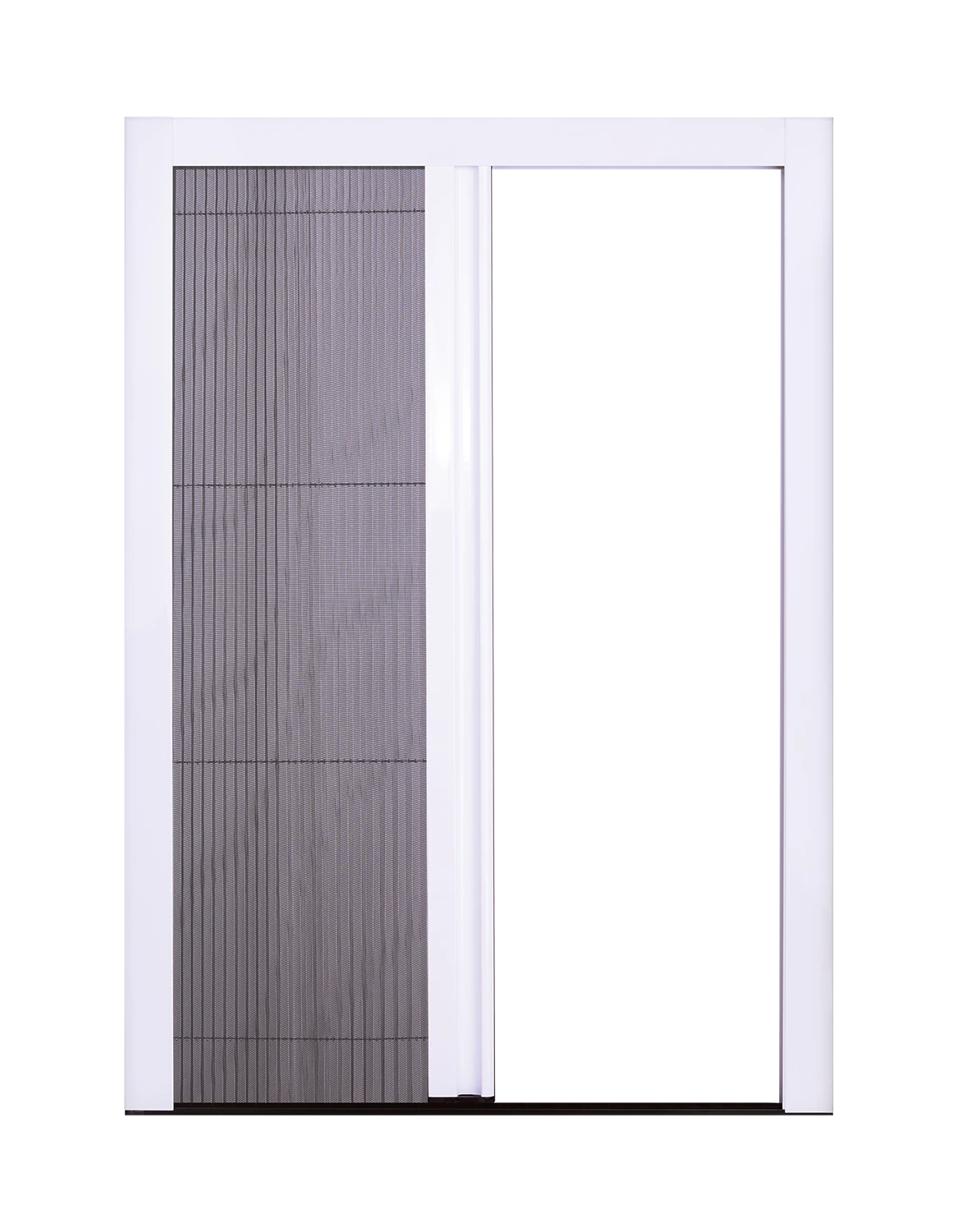 Midel 22 plisséhordeur halfopen