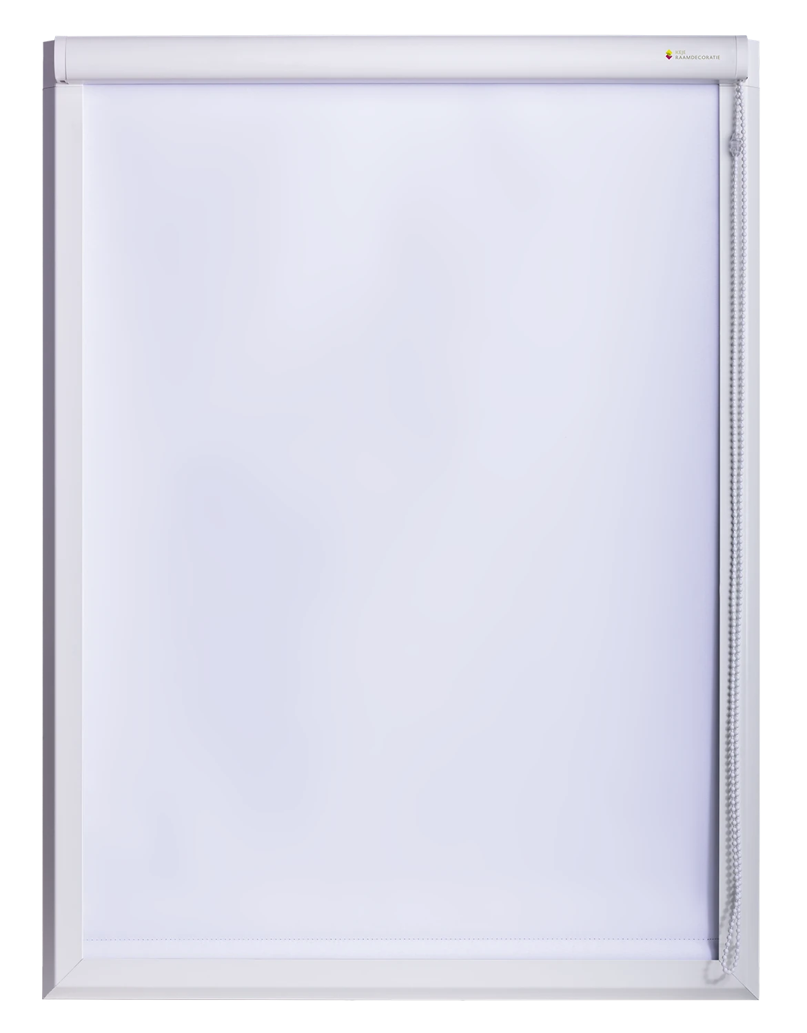 Rolgordijn in frame gesloten met kettingbediening