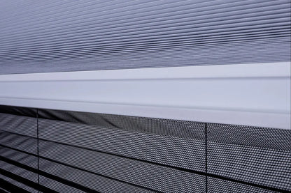 Supplente Detail middenbalk met boven stof en onder gaas