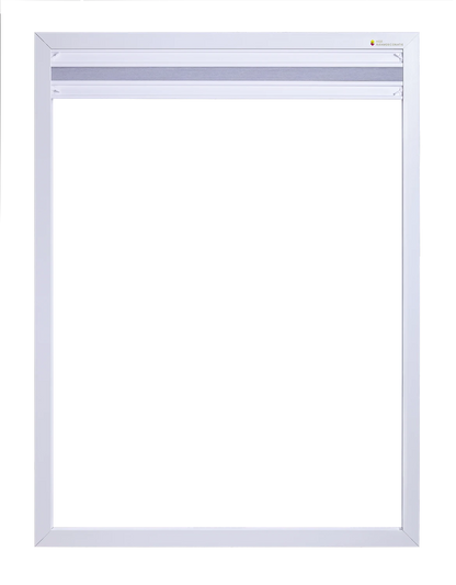 Vaste Raamplissé volledig geopend