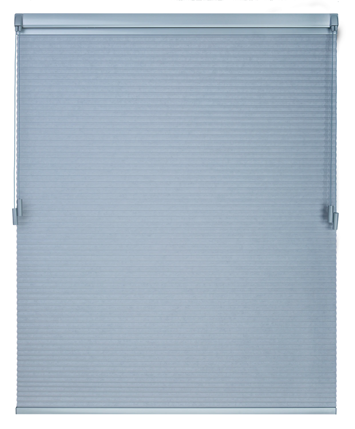 Vrijhangend Plisségordijn met Twin Pull systeem