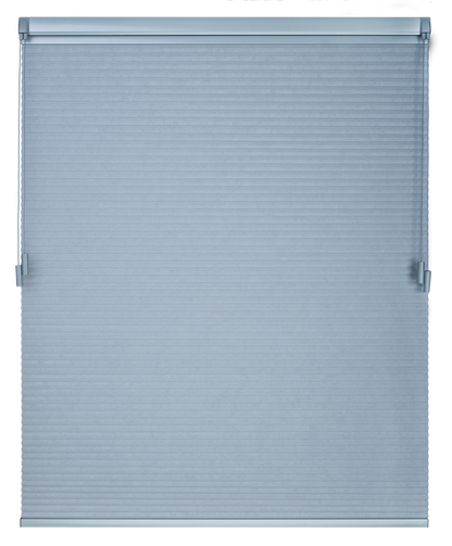 Vrijhangend Plisségordijn met Twin Pull systeem