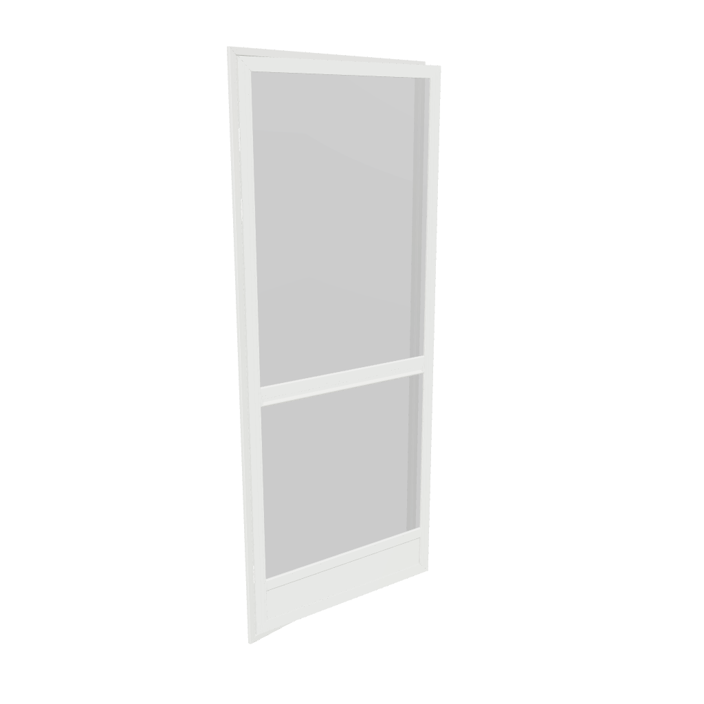 3D Model Vaste Hordeur RAL9010 Zuiver wit (Reinwit)