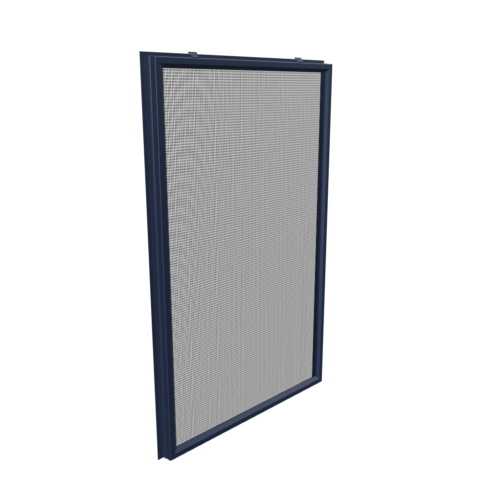 Inzethor Standaarddiepte Staalblauw